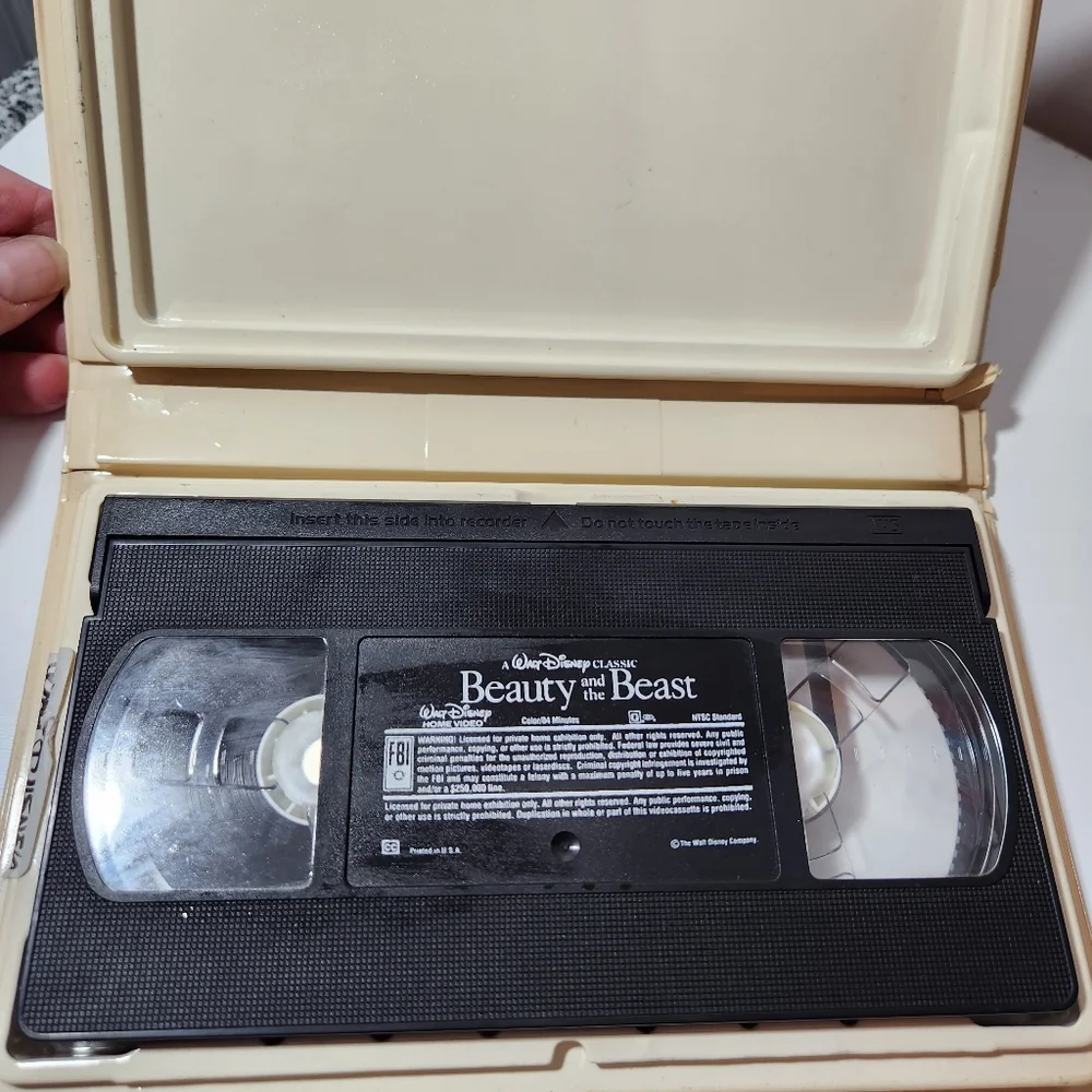 Disney Black Diamond Classics Beauty and the Beast VHS Tape - Picture 8 of 9